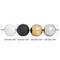 4" Electroplated Multicolor Decorative Ceramic Orb Set